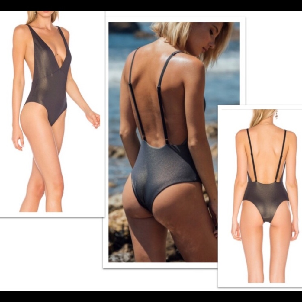 Tavik Drew One Piece Metallic Black Small